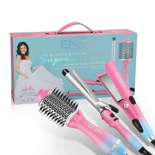   PACK 3 EN 1 Brosse plus Lisseur et Boucleur Barbie
